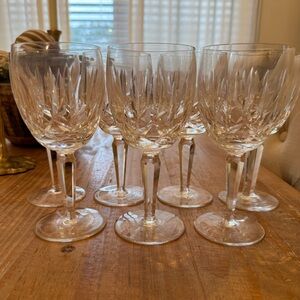 Waterford Lismore Crystal Glasses (7)